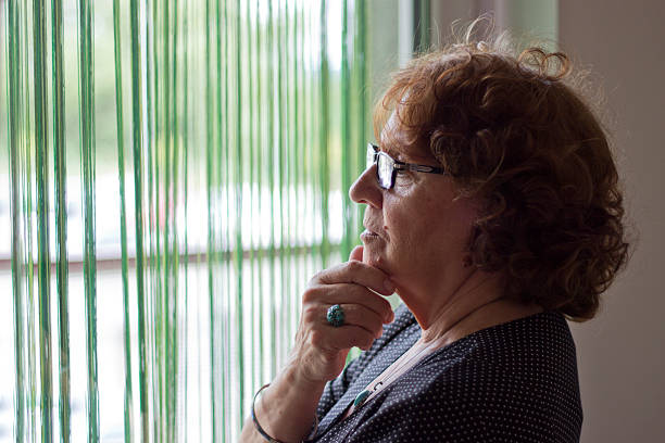 istock Depression Of A Senior Woman 607605300
