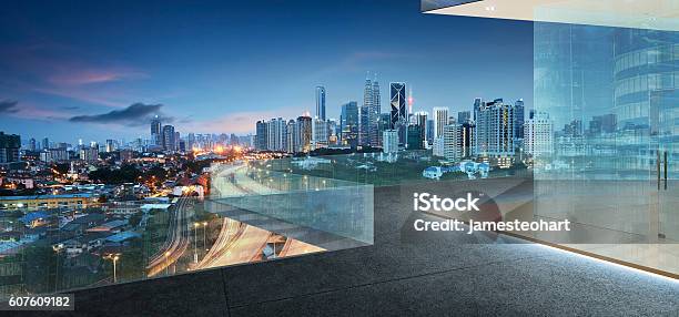 Kuala Lumpur Skyline Stock Photo - Download Image Now - Malaysia, Cityscape, Balcony