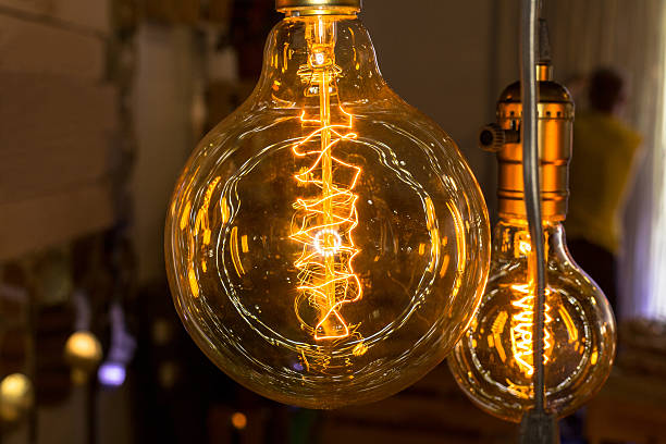 istock Led filament cob lamp 607612726