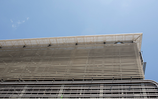 Modern building detail at citycenter of osaka japan