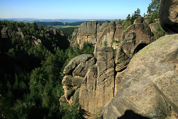 istock Famous rock formations in Czech Republic called Divadlo ( Theatre ) 607620188