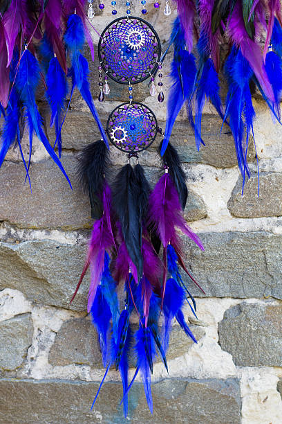 istock photo of a dreamcatcher made by hand 607620190