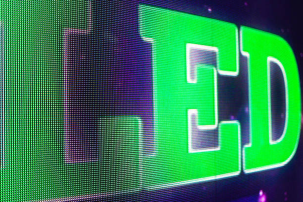 istock LED sign at the LED smd screen 607646626