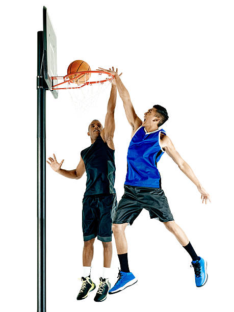istock basketball players men Isolated 607649120