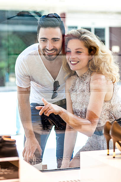 istock Young Couple Window Shopping 607652768