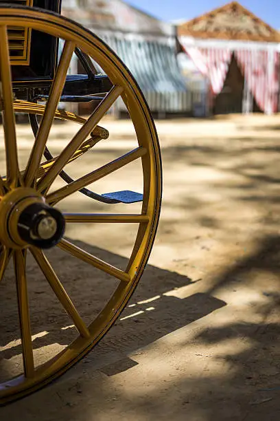 Photo of fair of Utrera in Seville decoration and horses