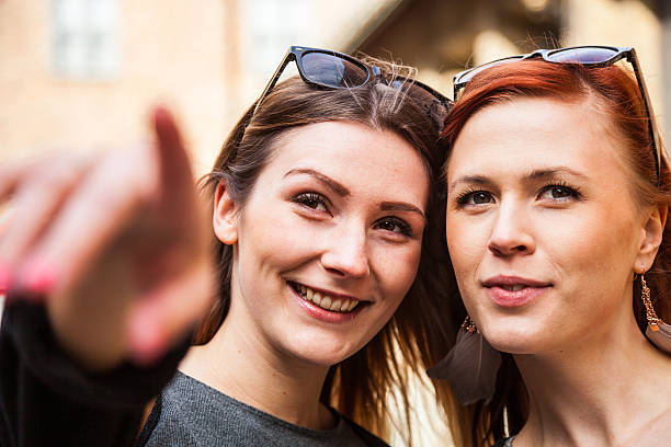 istock Women hanging out in the city during spring 607733642