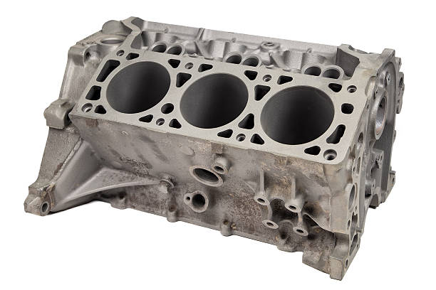 istock Motor housing after powder coating 607734196