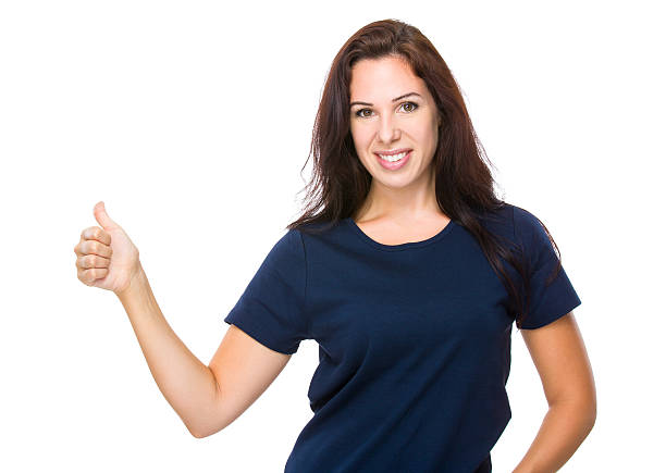 istock Woman giving thumbs up 607743748