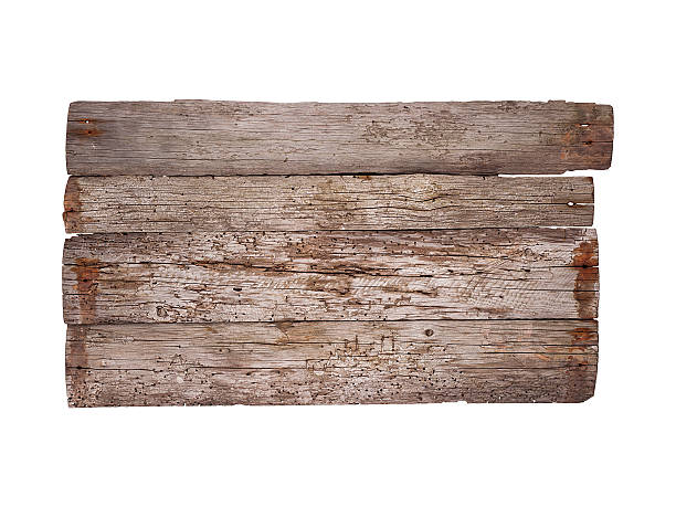 istock Shield of the old wooden planks 607747754