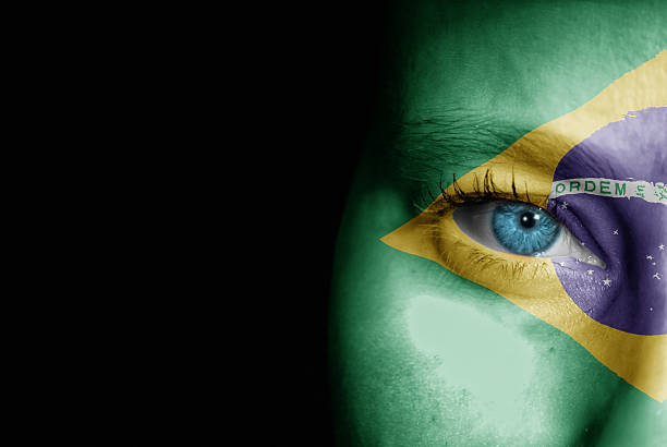 istock Supporter of Brazil 607748004