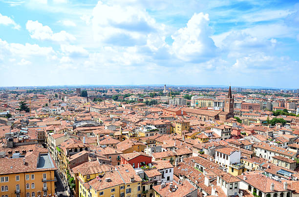 istock Historic centre of Verona, Italy 607748580