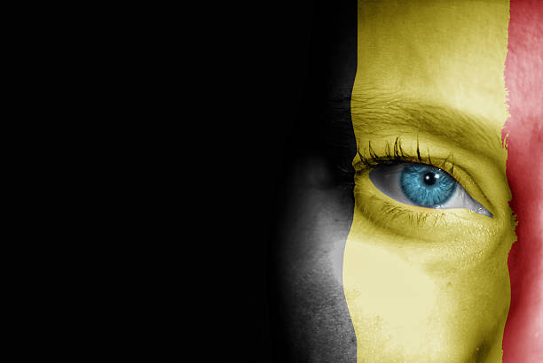 istock Supporter of Belgium 607748640