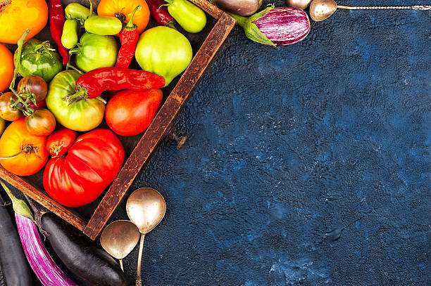 istock Set of autumn vegetables 607748864