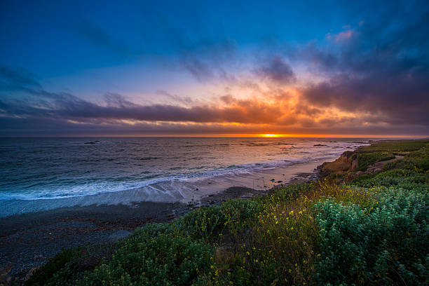 istock Pacific Coast Sunset Highway 1 California 607748932