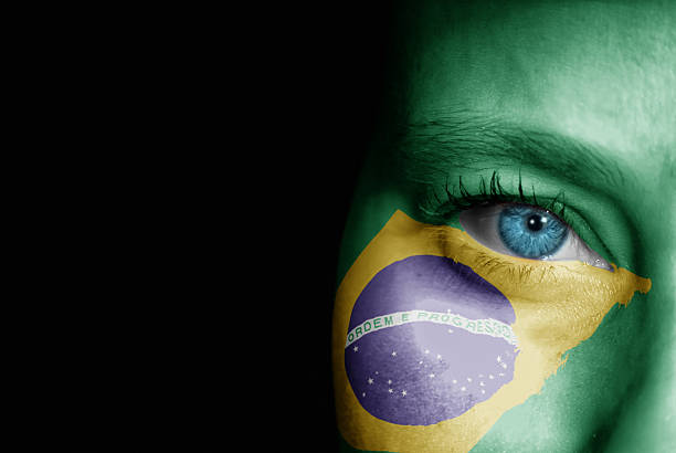 istock Supporter of Brazil 607748990