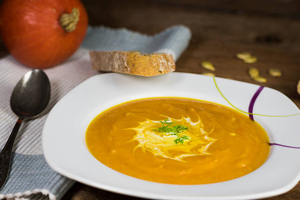 Creamy pumpkin soup