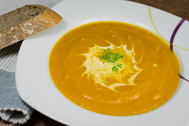 Creamy pumpkin soup