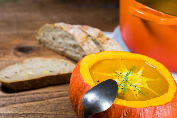 Creamy pumpkin soup