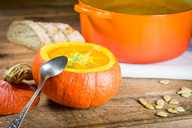 Creamy pumpkin soup