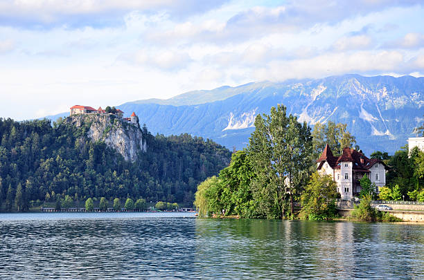 istock Bled Castle at Lake . Slovenia 607750566