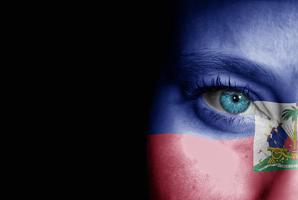 istock Supporter of Haiti 607750964