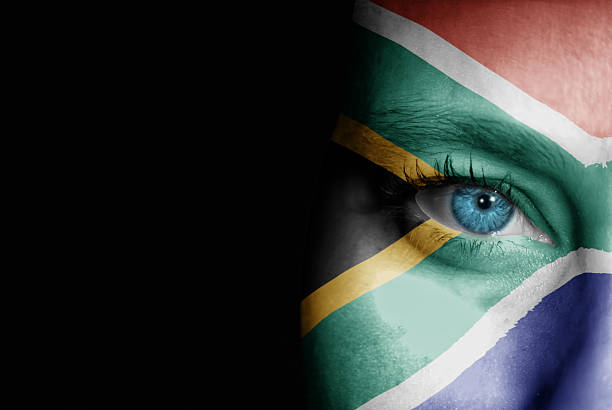 istock Supporter of South Africa 607753606