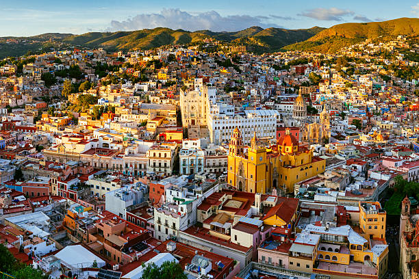 istock Guanajuato Skyline Aerial View Mexico 607756040