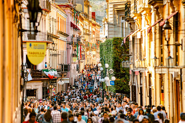 istock Mexican independence day Celebrations in Guanajuato Mexico 607756142