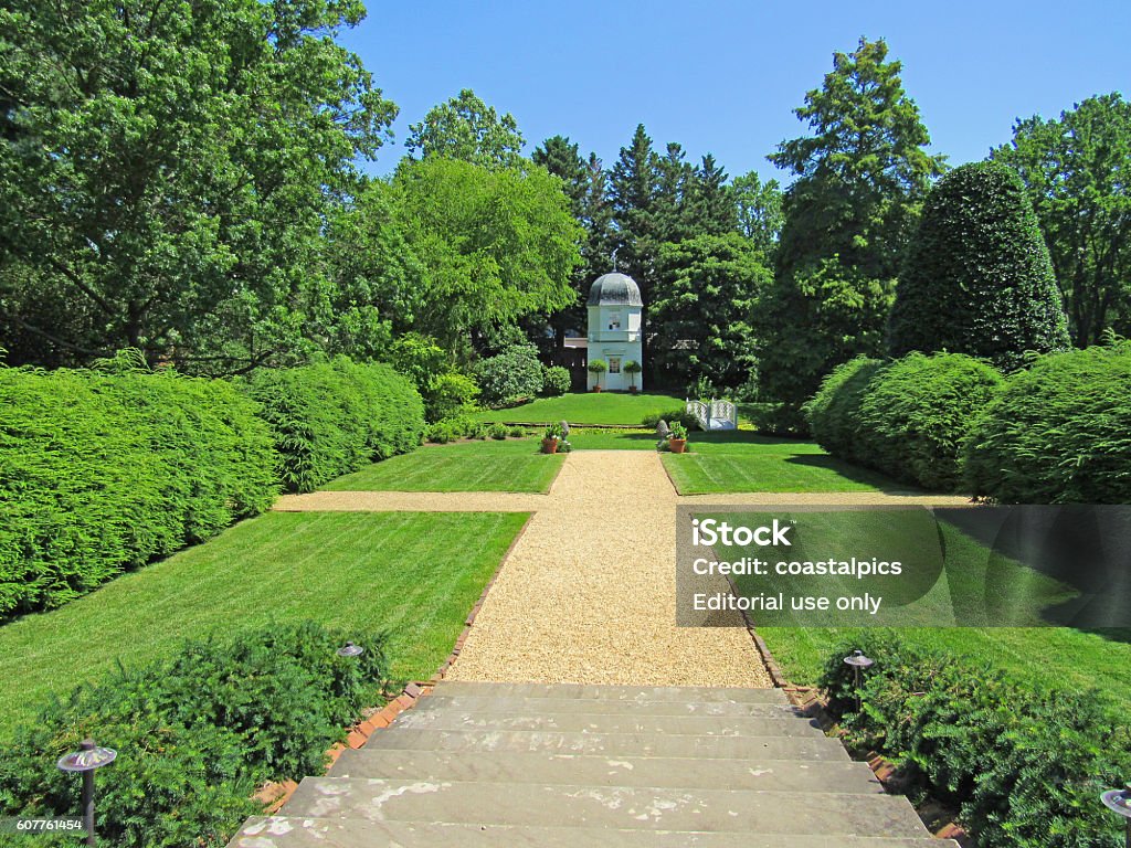 William Paca Haus und Garten in Colonial Annapolis, Maryland, USA - Lizenzfrei Altertümlich Stock-Foto
