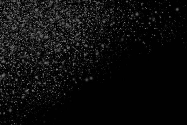 istock Black and white abstract powder explosion background 607764062