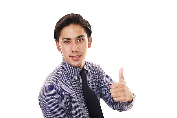 istock Smiling Asian businessman 607764528