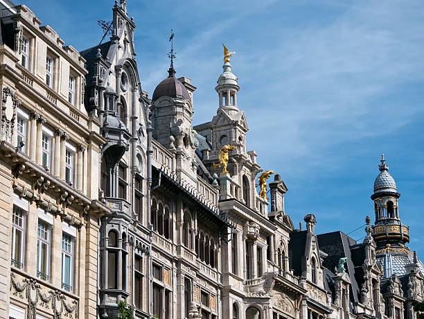 istock Buildings along Meir Street Antwerp 607765670