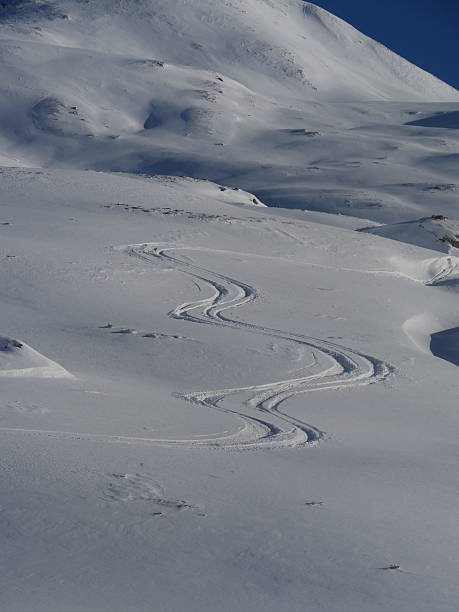 istock Winter snow covered mountain peaks in Europe. Great place for 607767204