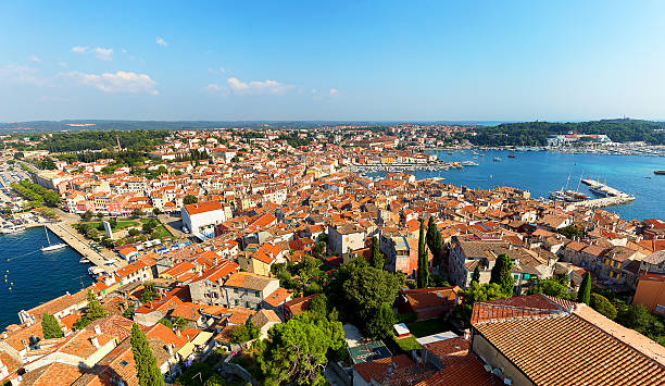 istock Panoramic view of Rovinj, Croatia, Europe 607777826