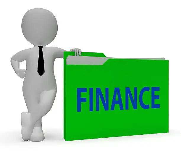 Photo of Finance Folder Shows Organize Binder And Arranging 3d Rendering