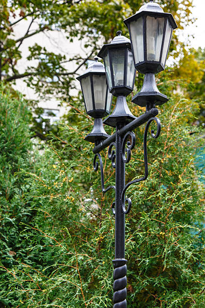 istock Old lights are in the Park, 607872380