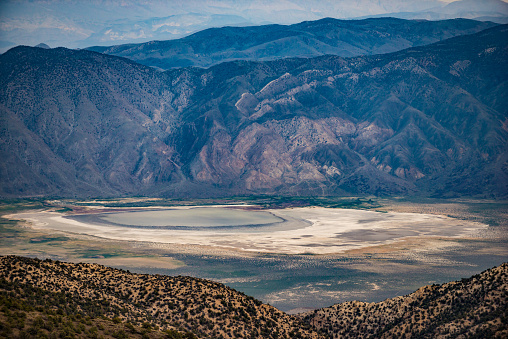 Deep Spring Valley Wide Angle Bird's Eye View California