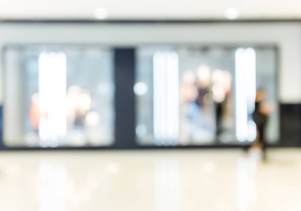 istock Abstract background of people on shopping mall 607888756