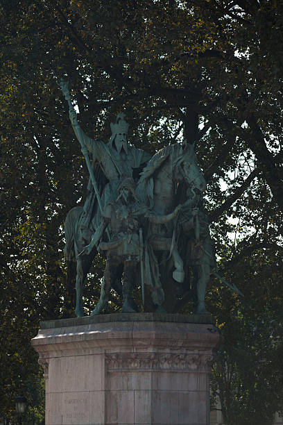 istock Statue of Charlemagne and the Levdes 607894810