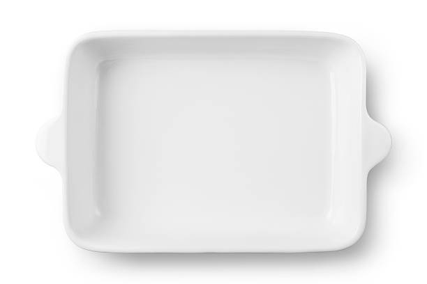 istock Simple white circular porcelain plate with clipping path 607895028