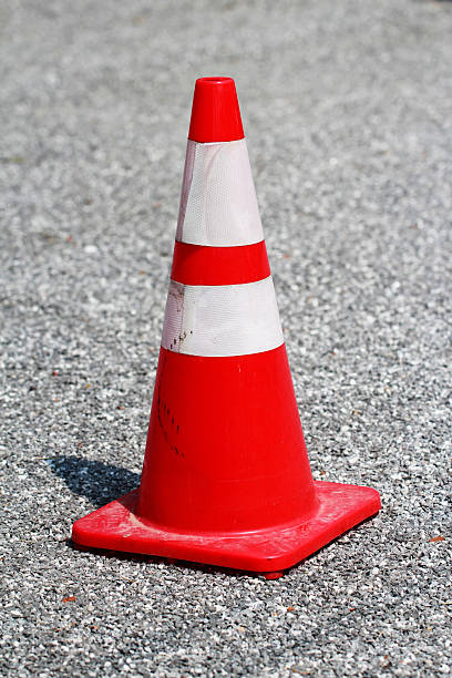 istock traffice cone or orange street cone 607895432