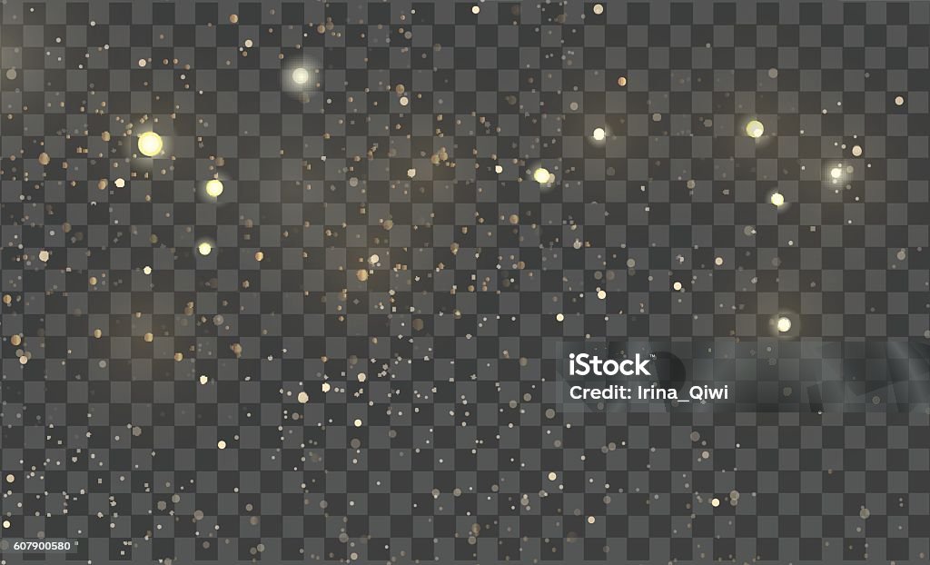 Vector gold glitter particles background Vector gold glitter particles background effect for luxury greeting rich card. Sparkling texture. Star dust sparks in explosion on black background. Particle stock vector