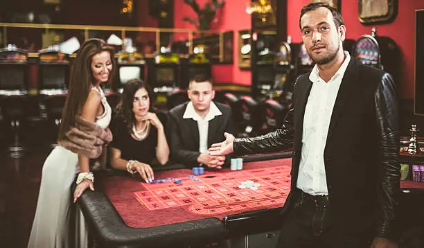 Photo of casino friends in las vegas