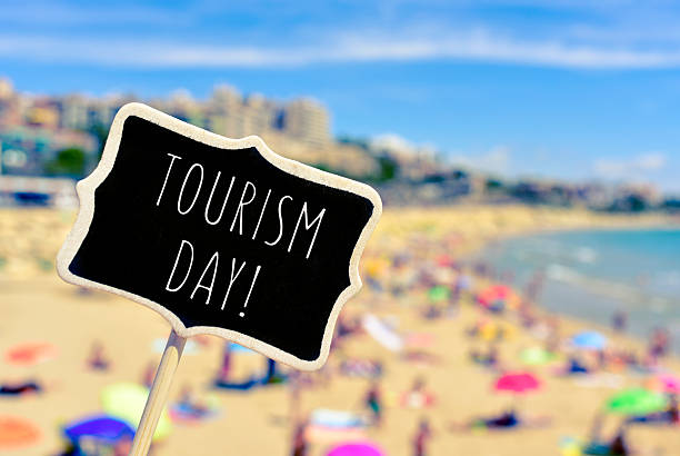 istock signboard with the text tourism day 607910022
