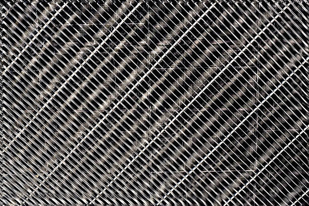 istock Abstract of lines in black and white 607910478