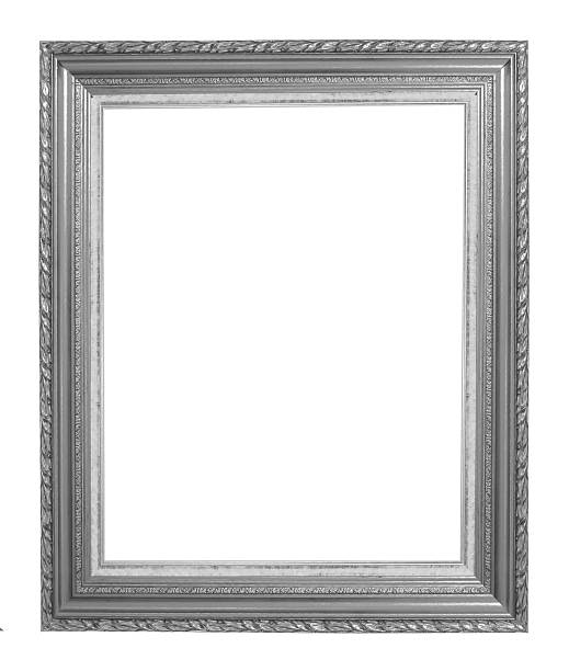 istock Vintage picture frame isolated on white background 607915346