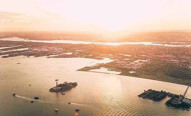 istock This is another prospective to admire the Grand Liberty Island 607915586