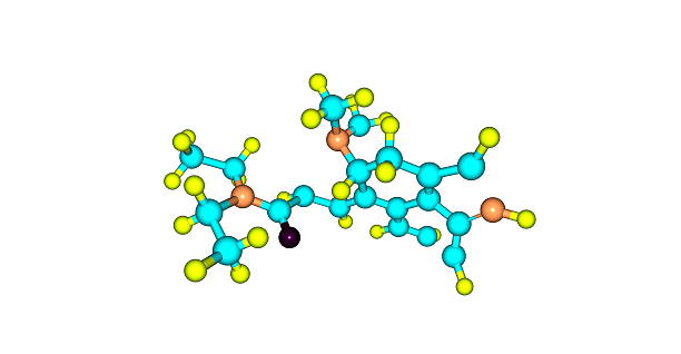 istock Lysergic acid diethylamide or LSD molecule isolated on white 607916594