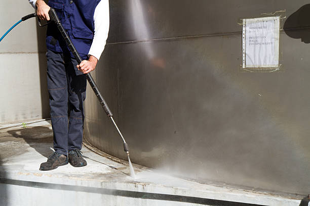 istock electrician and general worker washing  the floor 607916782